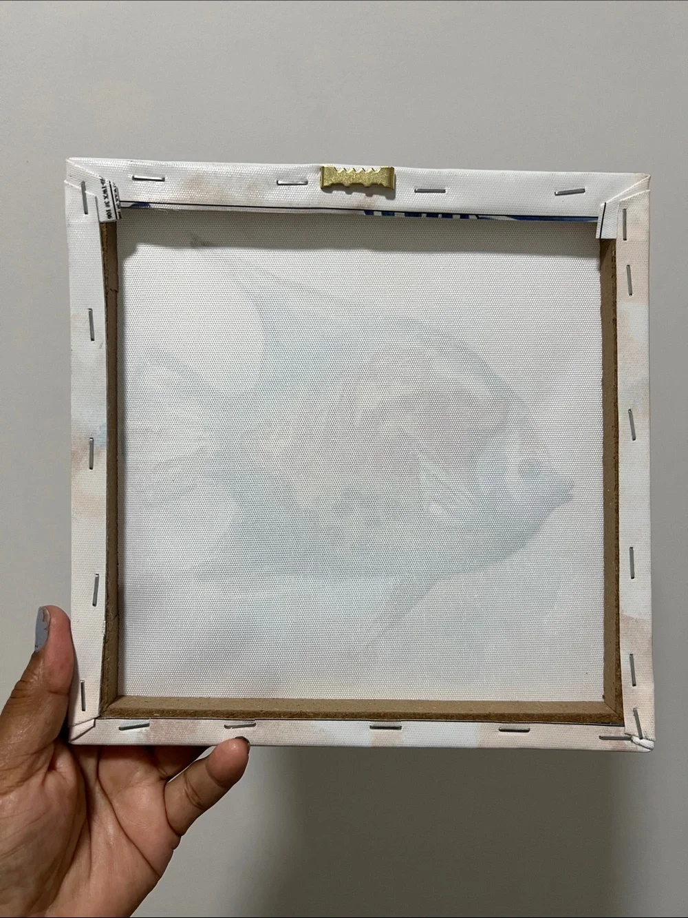 2 Blue and Gold Fish Wall Art Canvas